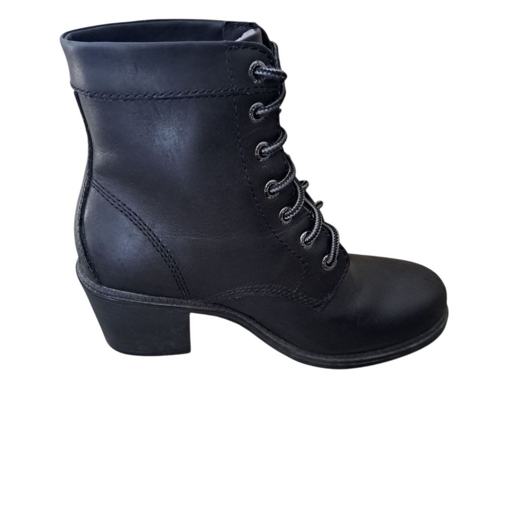 Kodiak Women's Waterproof Black Leather Ankle Boots Canada's Boots Size 7 - Picture 4 of 13